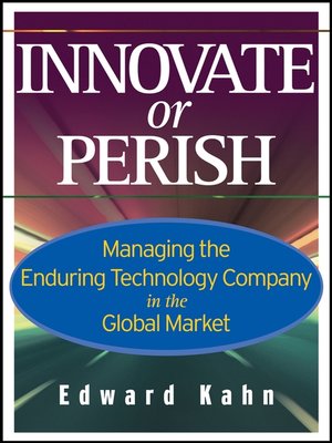 cover image of Innovate or Perish